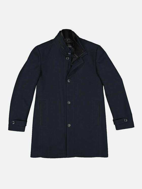 engbers Herren Mantel mit heraustrennbarem Inlet Saphirblau 33589