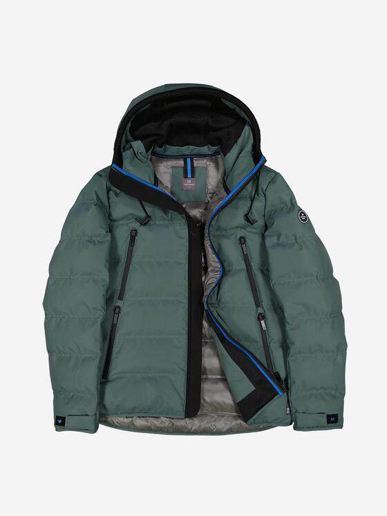 ENGBERS GERMANY Herren Steppjacke mit innovativen Details Grün 37406