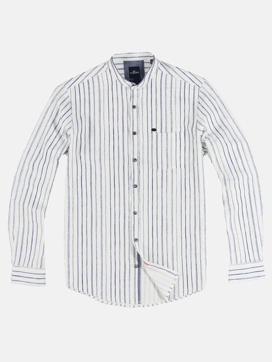 engbers Herren Hemd gemustert Naturweiss 31566