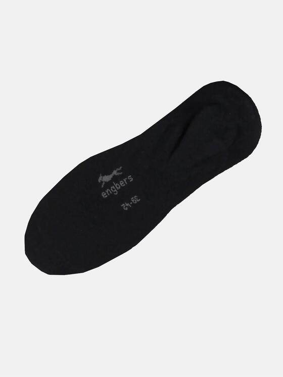 engbers Herren Formstabile Sneaker Socken mit Anti-Rutsch Silikoneinsatz Schwarz 29585