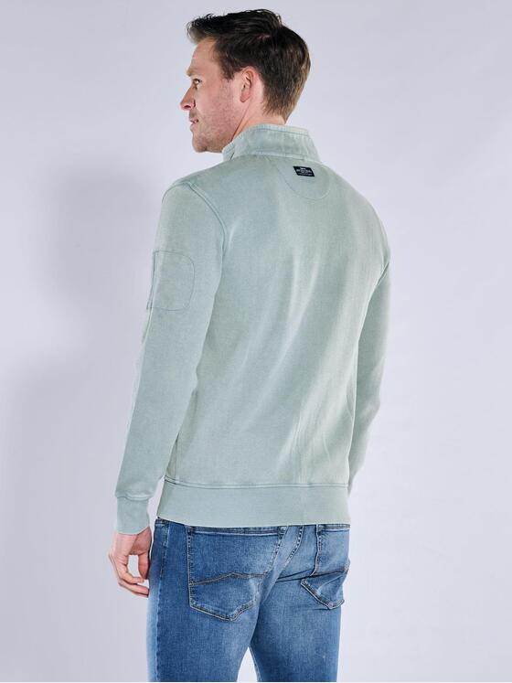 engbers Herren Sweatjacke Stehbund Mittelblau 39956