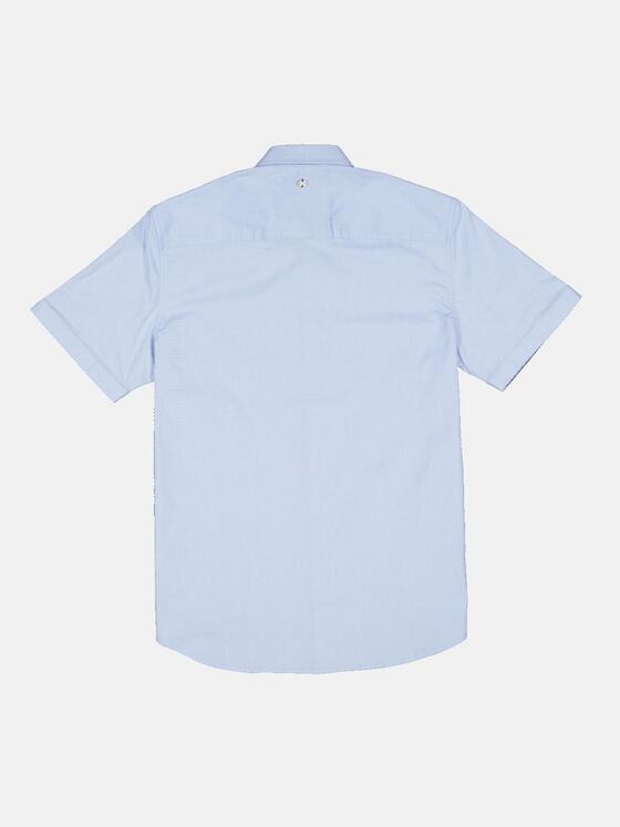 engbers Herren Kurzarm-Hemd "My Favorite" Blau 34371