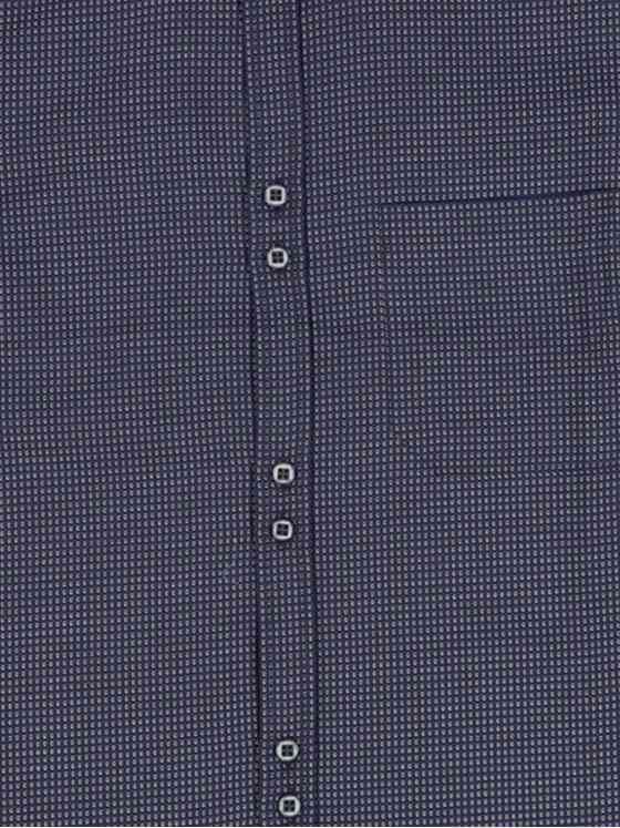 engbers Herren Langarm-Hemd gemustert Saphirblau 34400