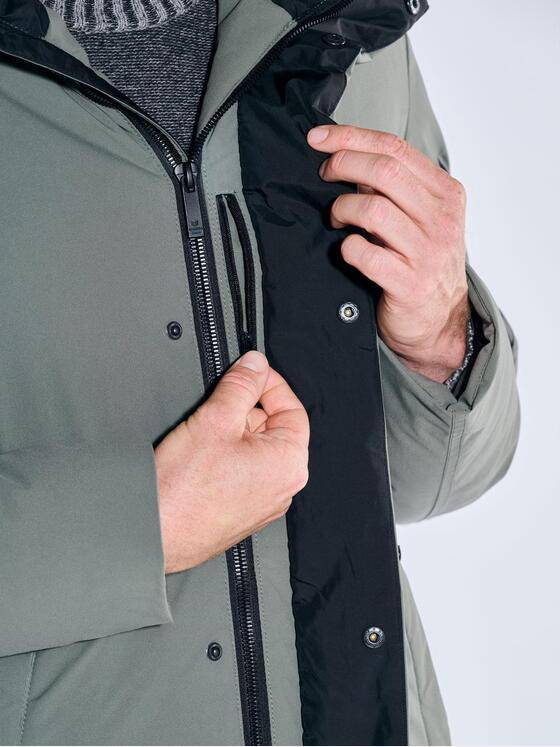 ENGBERS GERMANY Herren Jacke mit Funktionsdetails Gruen 39316