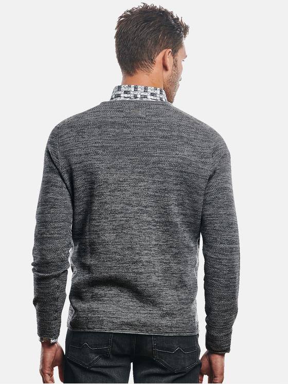 engbers Herren Pullover Rundhals Dunkelgrau 30982