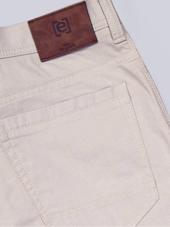 engbers Herren Softe 5-Pocket Hose Beige 40398