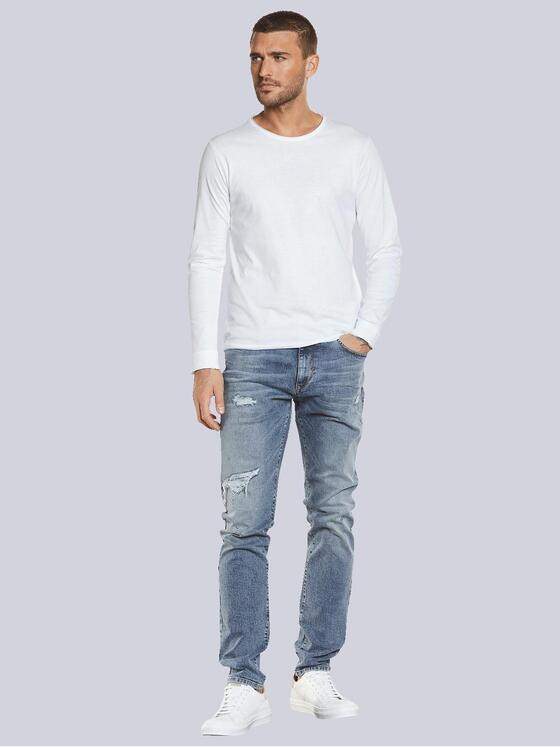 emilio adani Herren Super-Stretch-Jeans Slim Fit Blau 34671
