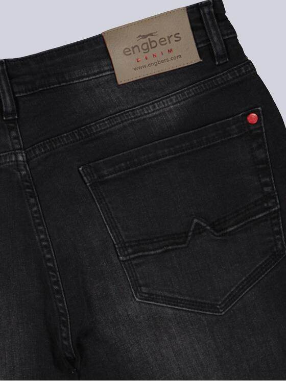 engbers Herren Super-Stretch-Jeans slim fit Schwarz 35408