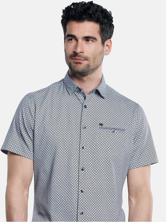 engbers Herren Hemd kurzarm Saphirblau 31306