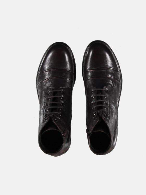 ENGBERS GERMANY Herren Softer Lederboot Dunkelbraun 30182