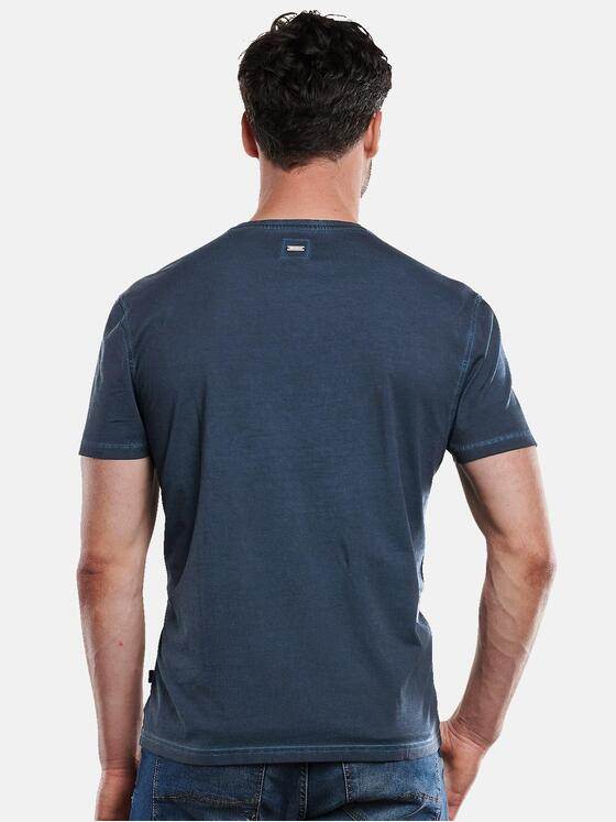 engbers Herren T-Shirt Rundhals Saphirblau 31849