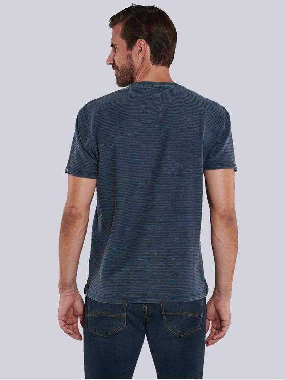 engbers Herren T-Shirt strukturiert Saphirblau 36156