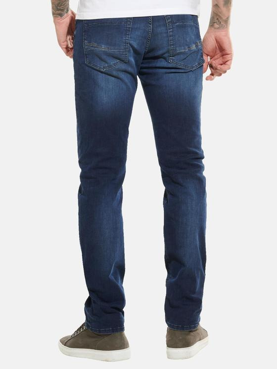 emilio adani Herren Dark Blue Denim mit Highstretch Blau 31345