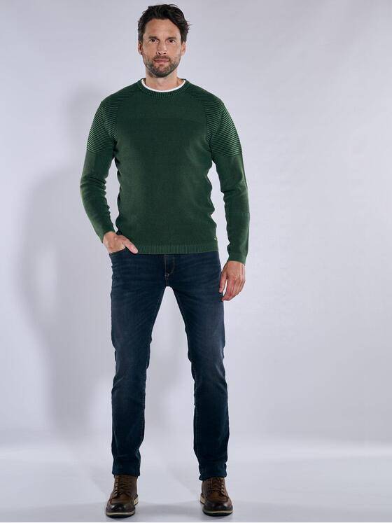 engbers Herren Pullover uni Gruen 37627