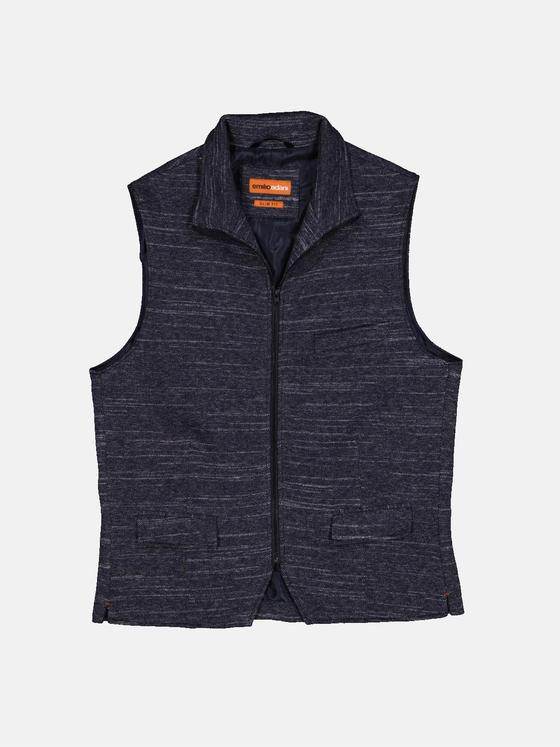 emilio adani Herren Sakko Weste Blau 32863