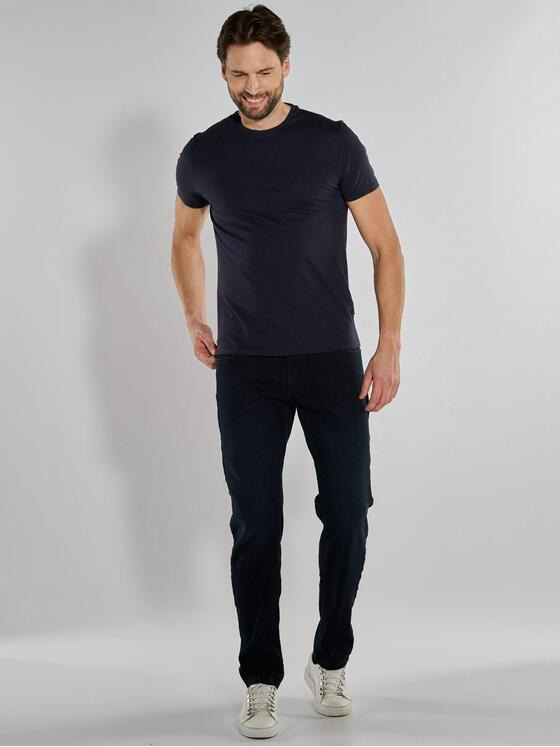 ENGBERS GERMANY Herren T-Shirt aus supima Baumwolle Saphirblau 36798