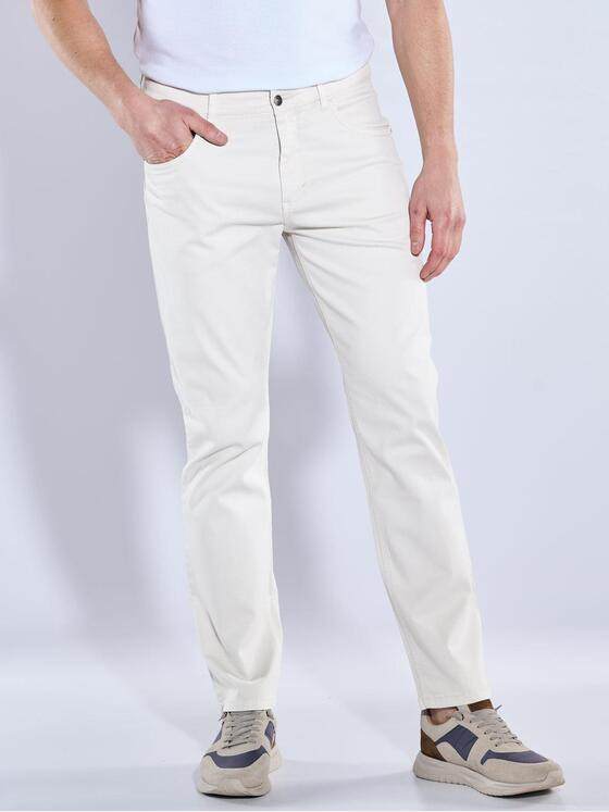 engbers Herren 5-Pocket-Hose regular Naturweiss 38669