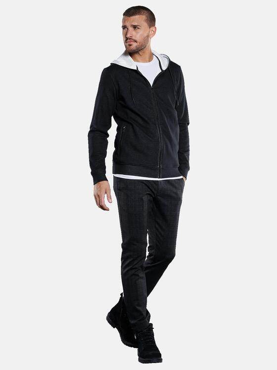emilio adani Herren Sweatjacke uni Grau 33744