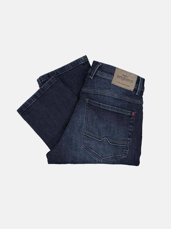 engbers Herren Jeans 5-Pocket Superstretch Indigoblau 33119