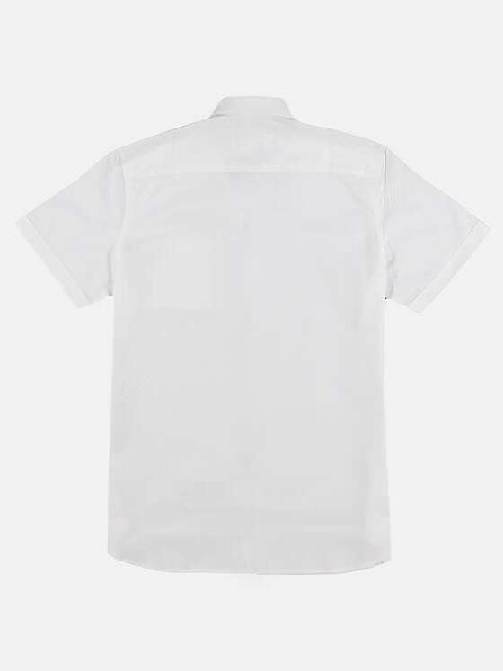 emilio adani Herren Kurzarmhemd aus Comfort-Stretch Weiß 29693