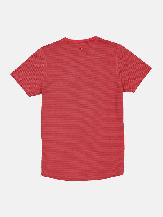 emilio adani Herren T-Shirt gestreift Rot 34345