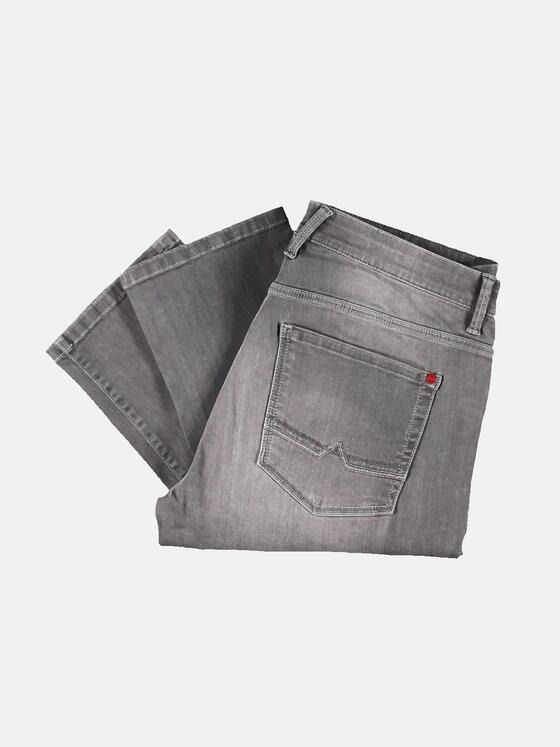 engbers Herren Jeans mit coolen Knittereffekten Dunkelgrau 30214