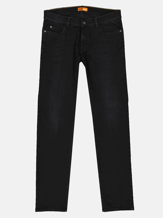 emilio adani Herren Jeans 5-Pocket Superstretch Schwarz 32315