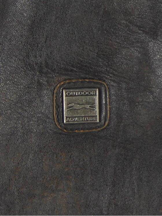 engbers Herren Lederjacke mit abnehmbarem Kragen Dunkelbraun 31847