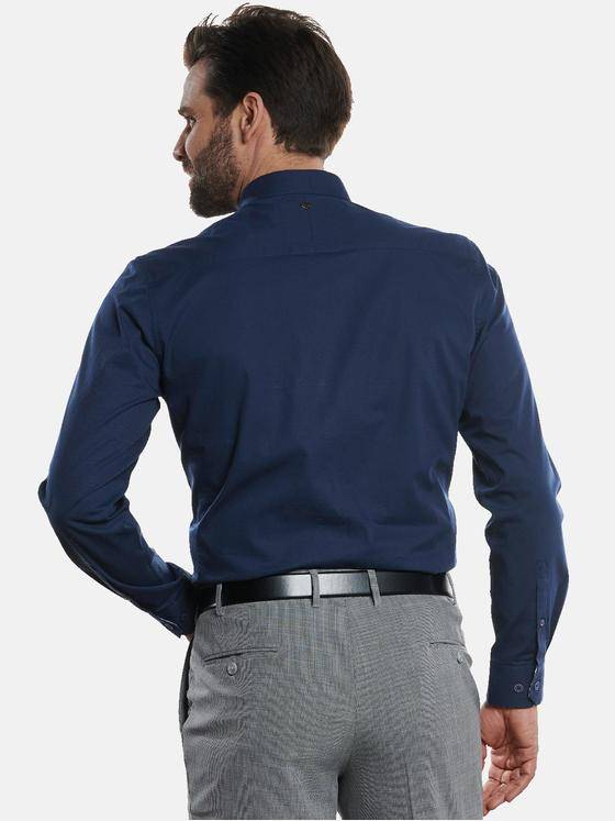 engbers Herren Langarm-Hemd "My Favorite" Blau 32815