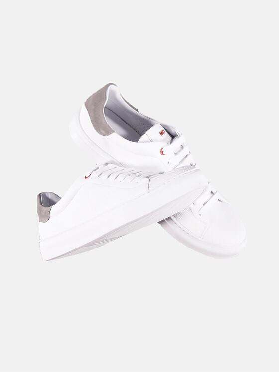 emilio adani Herren leichter Sommersneaker Weiß 29632