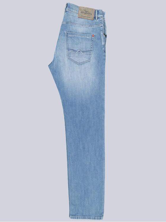 engbers Herren Super-Stretch-Jeans regular Mittelblau 38652