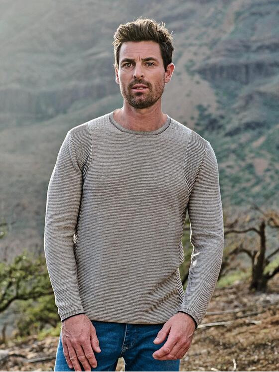 engbers Herren Pullover regular Naturweiss 36288