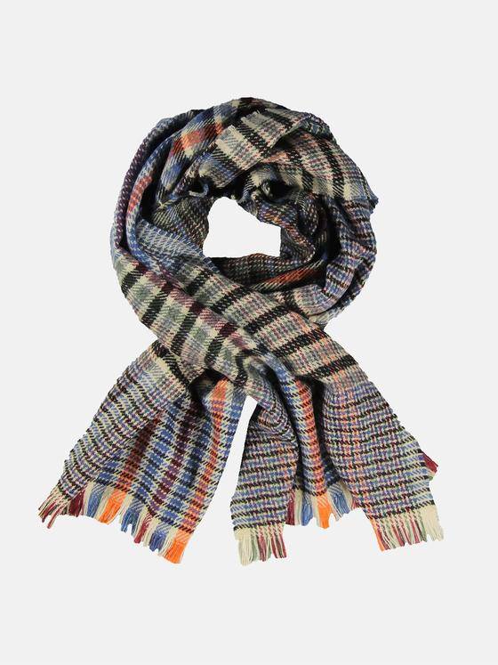 engbers Herren Schal mit Karomuster Beige 32126