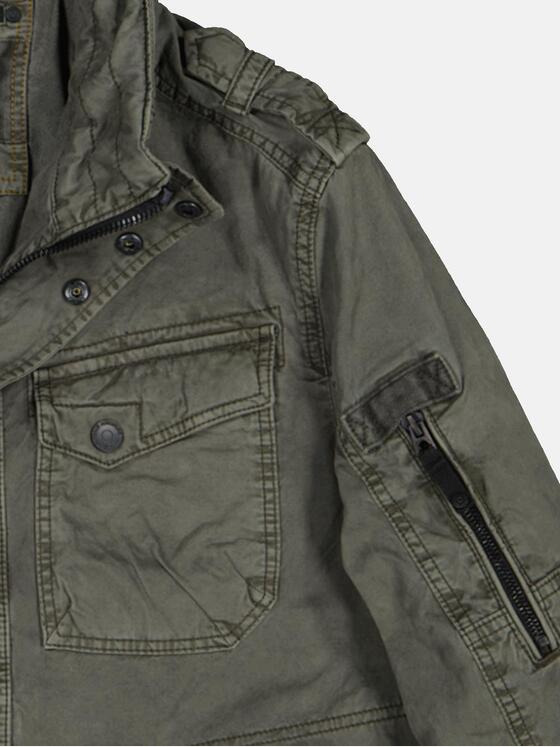 engbers Herren Baumwoll-Jacke regular Oliv 36176