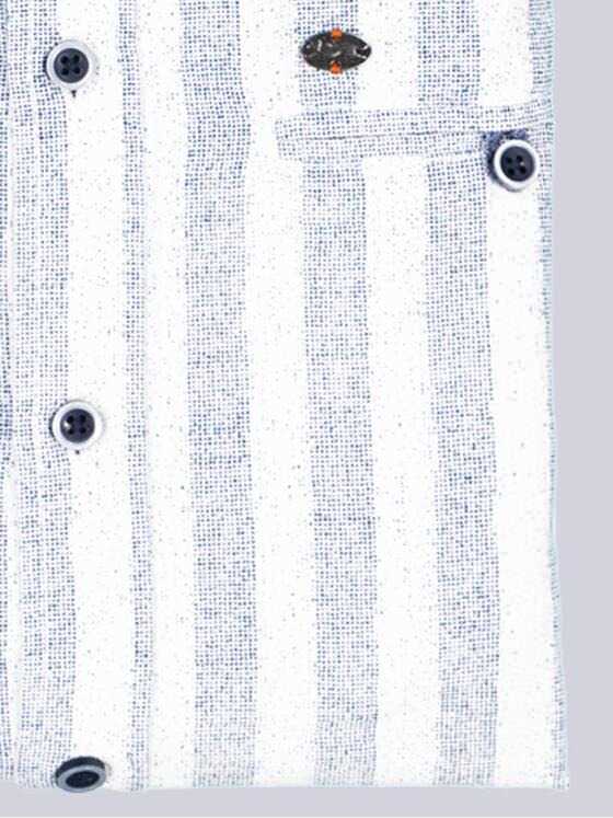 engbers Herren Langarm-Hemd strukturiert Marineblau 39127