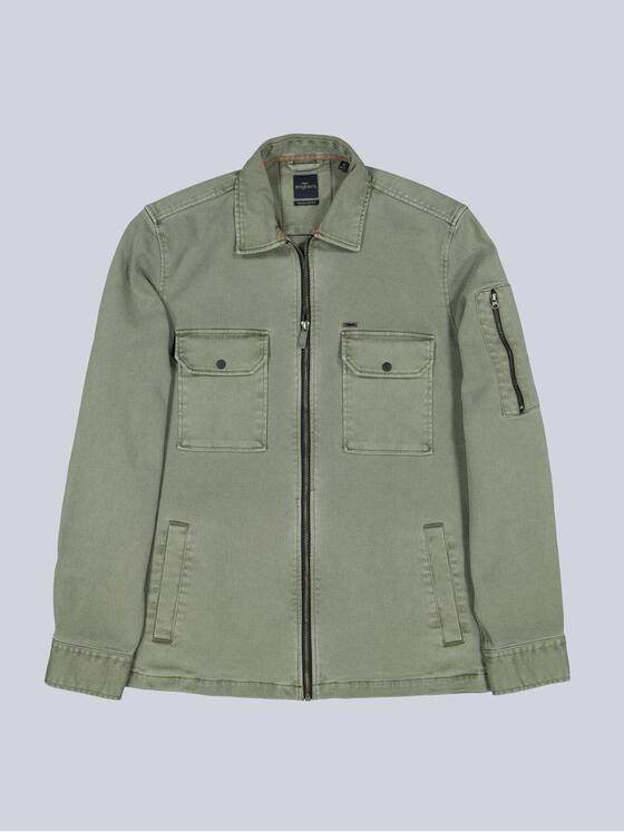 engbers Herren Overshirt aus kernigem Twill Khaki 40043