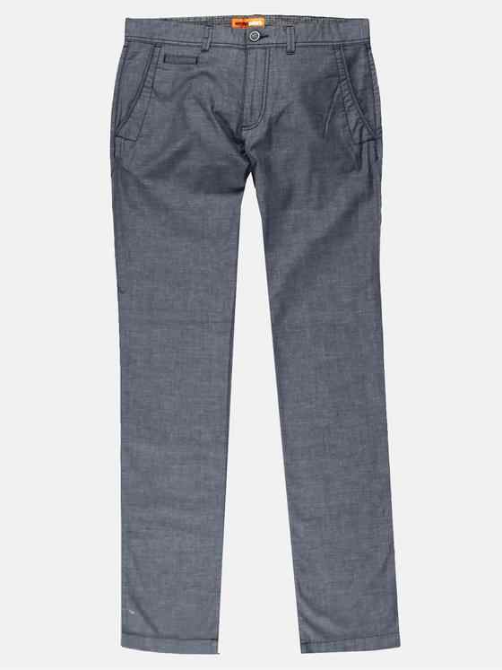emilio adani Herren Leicht elastische Chino in dezenter Zweifarbigkeit Grau 29261
