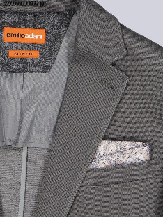 emilio adani Herren Einstecktuch gemustert Braun 38739