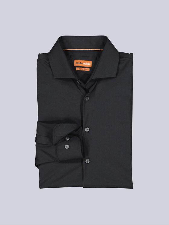 emilio adani Herren Funktions-Hemd Langarm Schwarz 38632