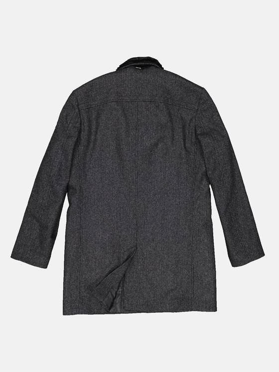 engbers Herren Mantel mit heraustrennbarem Inlet Grau 32260