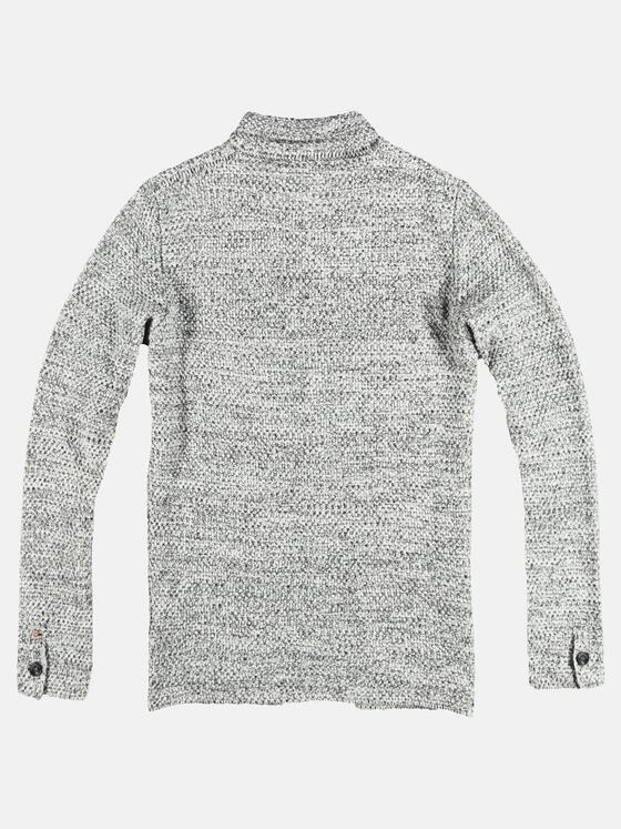emilio adani Herren Stricksakko in harmonischer Dreifarbigkeit Grau 29536