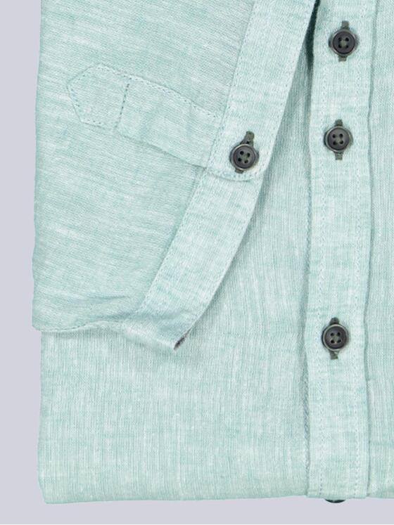 engbers Herren Kurzarm-Hemd mit Leinenanteil Dunkelgruen 38378