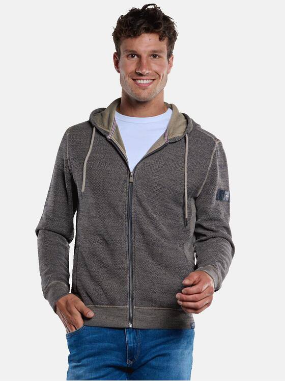 engbers Herren Sweatjacke mit Kapuze Indigoblau 33737