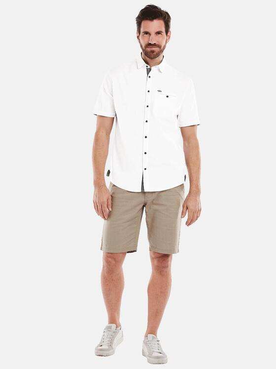 engbers Herren Kurzarm-Hemd uni Weiß 35141