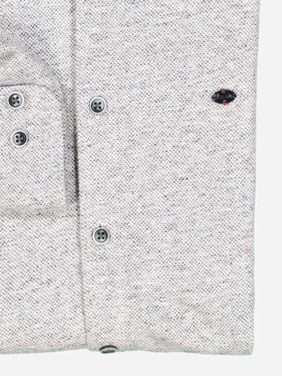 engbers Herren Langarm-Hemd slim fit Silbergrau 37842