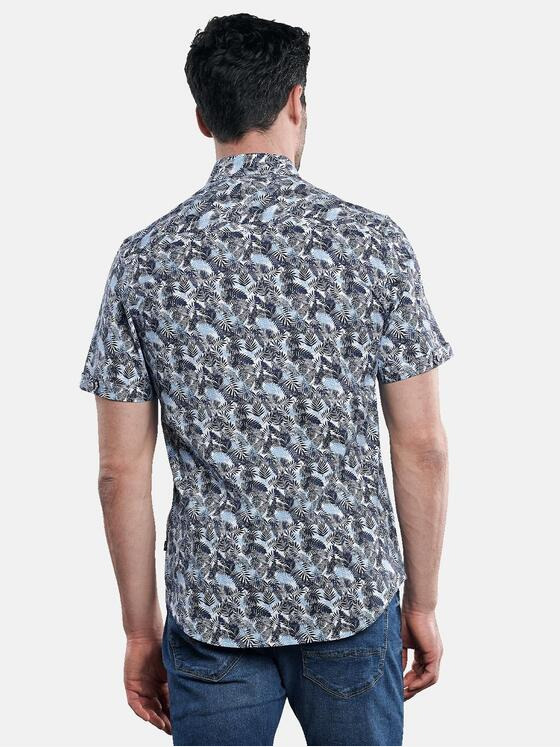 engbers Herren Hemd kurzarm Mittelblau 30665