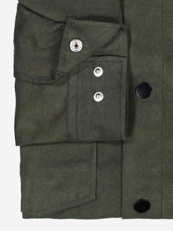 engbers Herren Hemd uni Dunkelgruen 38170