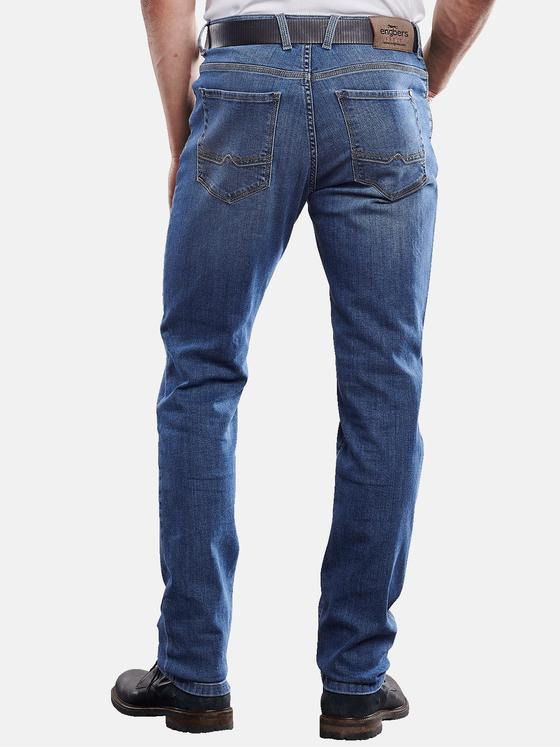engbers Herren Jeans 5-Pocket Superstretch Marineblau 31896