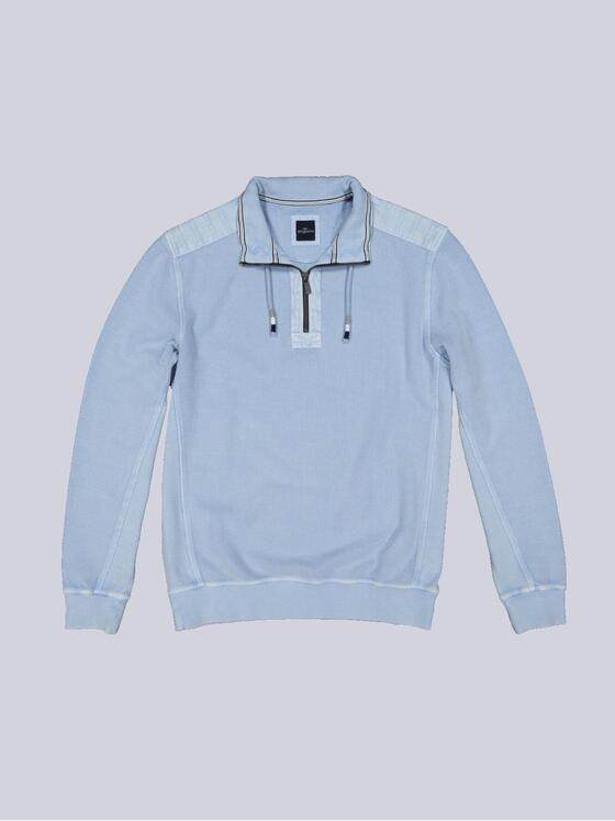 engbers Herren Sweatshirt mit Stehkragen Blau 36184