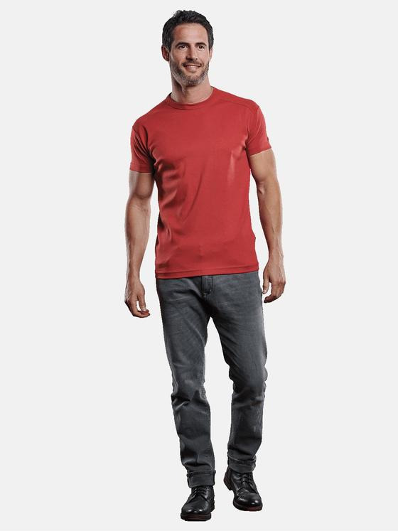 engbers Herren T-Shirt "My Favorite" Tomatenrot 33077